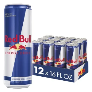 Red Bull Energy Drink, 16 Fl Oz (12 Count)